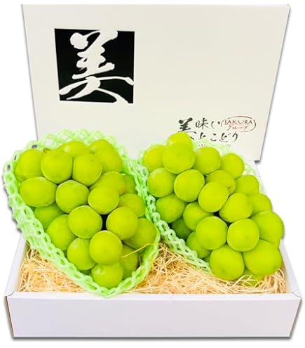Amazon.co.jp: 超特大 美和姫 シャインマスカット セット 各2房 計約