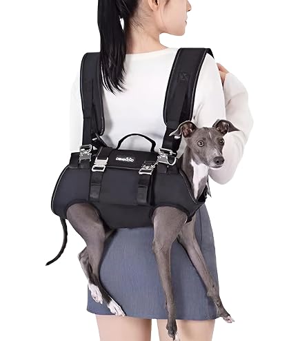 Amazon | 犬用リフトハーネス 横型全身犬用バックパックハーネス 通気