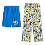 Despicable Me Minions Boys ' Sleep Pant、ショート、ブルー/イエロー、スモール
