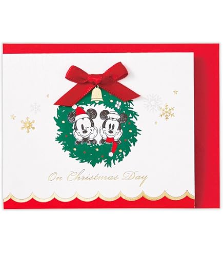 Amazon | Xmasクリスマスカード/ディズニースタンディングカード