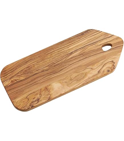 まな板 オリーブウッドで作られたカッティングボード/切り株型中397