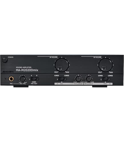 Amazon.co.jp: MASSIVE MA-M2020Dmix 業務用パワーアンプ （ロー