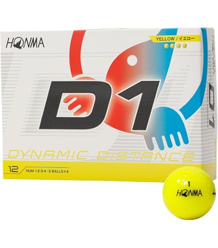 Amazon.co.jp: 本間ゴルフ D1 SPEEDMONSTER 26' ボール 2026年モデル