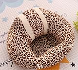 ブラウンLeopard Print Soft Foamラグジュアリーソファ椅子for Babies