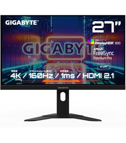 【ｼﾞｬﾝｸﾞﾙｼﾞｬﾝｸﾞﾙ金沢店】ゲーミングモニター ギガバイト M270 27インチ ※動作チェックOK 3ヶ月保証 Amazon.co.jp: GIGABYTE ゲーミングモニター 27インチ 3840x2160 4K