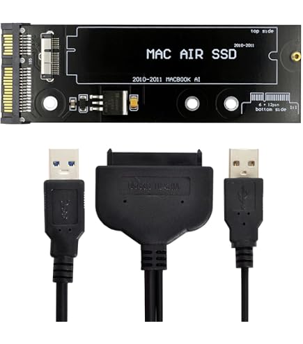 Sintech 18Pin to SATA Adapter with USB SATA Cable, Compatible with