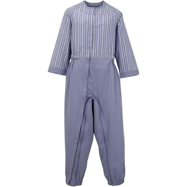 Amazon.co.jp: 2908 介護 つなぎ ろうべん対策 秋冬用 (M, 1ブルー