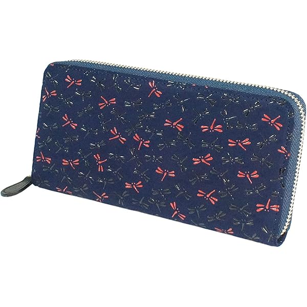 Amazon | [印傳屋] 印伝 財布 長財布 束入Y ラウンドファスナー 鹿革