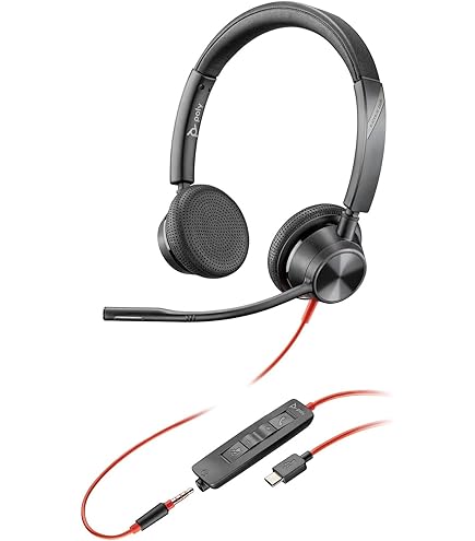 Amazon.co.jp: Poly(旧モデル) 有線ヘッドセット BlackWire 5220 USB-C