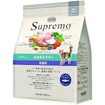 Amazon.co.jp: Nutro シュプレモ 成猫用 白身魚&チキン 2kg