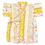 (ファンファン) FUN fun 甚平 ベビー 女の子 子供 水風船 イエロー 70