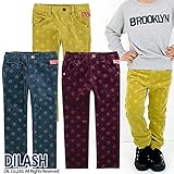 (ディラッシュ) DILASH 秋'14 星柄コーデュロイストレートパンツ 90 ネイビーブルー