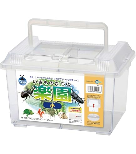 Amazon | 鈴木製作所 飼育容器 小 青（225×150×165mm