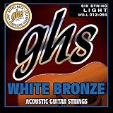 GHS WB-L White Bronze STANDARD LIGHT 012-054 アコースティックギター弦