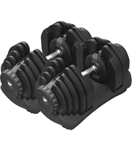 Amazon | MOJEER ダンベル 可変式 24kg/40kg アジャスタブルダンベル 1