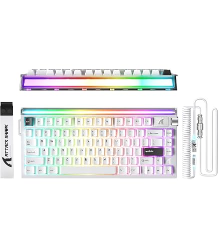 Amazon | ATTACK SHARK R85HE ゲーミングキーボード 有線 ラピッド