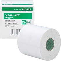 Amazon.co.jp: アルケア(Alcare) シルキーポアドレッシング 50枚 粘着