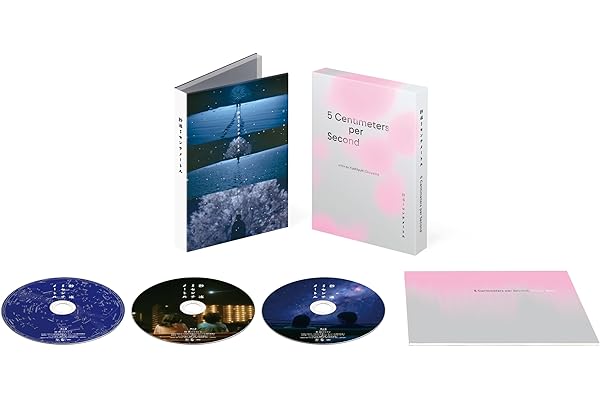 【Amazon.co.jp限定】秒速5センチメートル　豪華版 3枚組（アクリルキーホルダー（青）付） [Blu-ray]