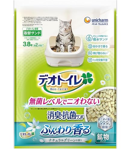 Amazon.co.jp: デオトイレ 複数ねこ用ふんわり香る 消臭・抗菌シート
