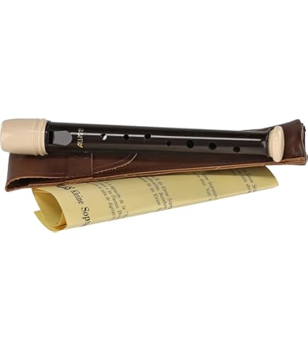 AULOS Symphony Bass Recorder Baroque Type with Hard Case 533B (E