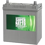Amazon スーパーナット 自動車用バッテリー M 42 アイドリングストップ 軽自動車バッテリー 55b19l 60b19l 55bl 60bl 互換 カーバッテリー 車 バイク