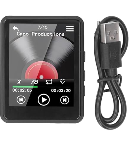 Amazon.co.jp: Bluetooth 付き MP3 プレーヤー、2.4 インチ HD