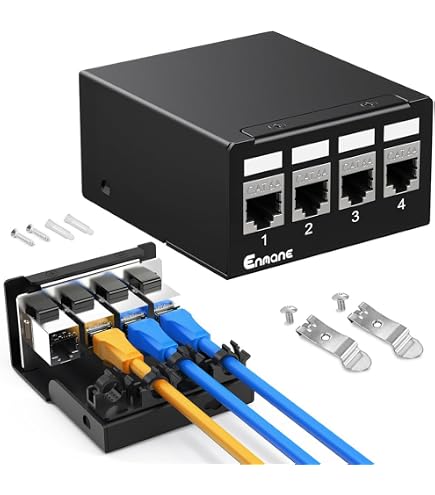 Amazon | FGB 2U 48ポート Cat6 パッチパネル 19インチ ラックマウント