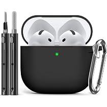 Amazon | Inesore for AirPods4 ケース シリコン (2024) -ブラック