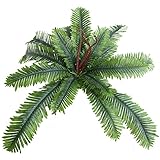 人工Cycas Palm 20 Inchパックof 2 Cycas Palm人工ツリーシルク植物