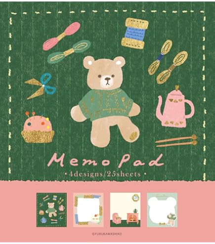 Amazon.co.jp: 古川紙工 メモパッド トコロコムギ cafe LM305 : 文房具