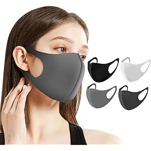 Naturali マスク 立体型 洗えるマスク 繰り返し使用可 男女兼用 花粉症 対策 予防 ウレタン 6枚セット ナチュラルアイ HOMARE株式会社 (グレー6枚)