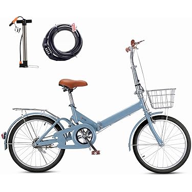 折りたたみ自転車 クリーム色 前カゴ付き　まだ新しいです Amazon.co.jp: 折りたたみ自転車 - 自転車本体: スポーツ