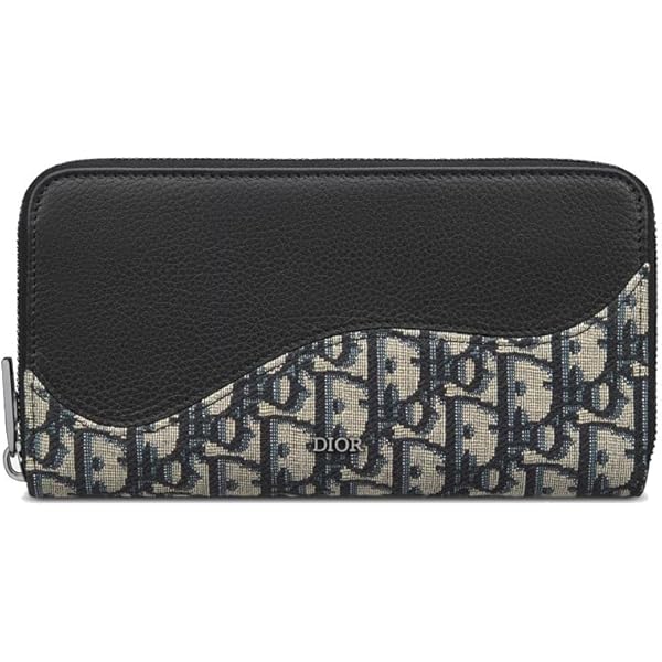 【新品同様】ディオール 長財布 ラウンドファスナー ジャガード オブリーク 新品同様】ディオール 長財布 ラウンドファスナー ジャガード