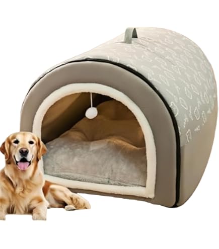 Amazon.co.jp: 犬小屋 レッド 小さな犬の家 室内 ペットハウス 40*42