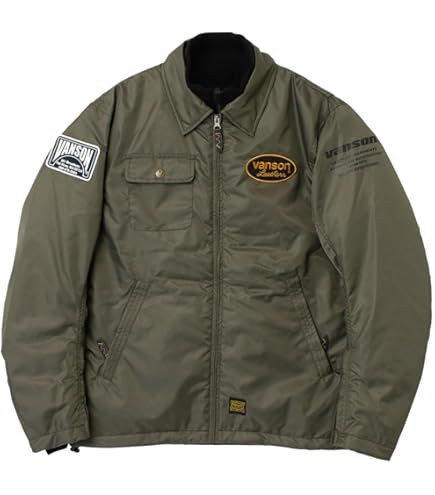 Amazon | [バンソン] コーチジャケット ネイビー 2XLサイズ SVS2405W