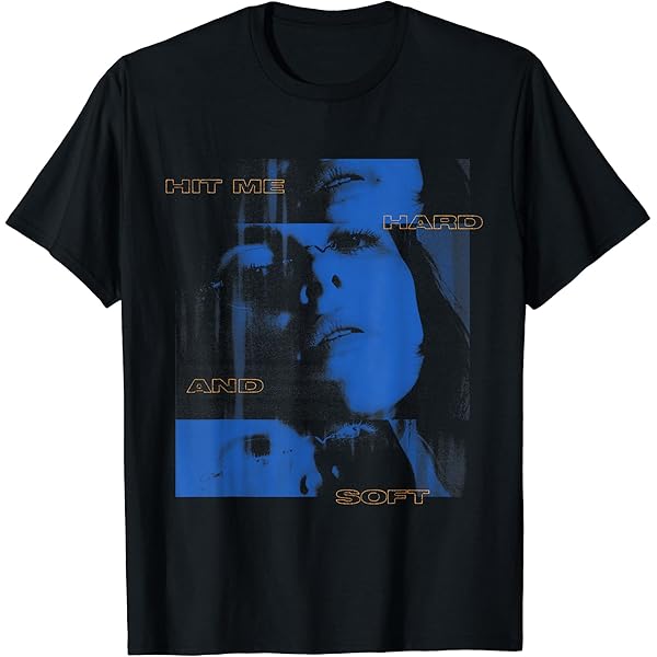 Amazon | Billie Eilish 公式 Blohsh ブラック Tシャツ | Tシャツ