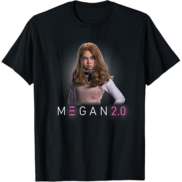 Amazon | Mミーガン 2.0 Theatrical Neon Logo Tシャツ | Tシャツ
