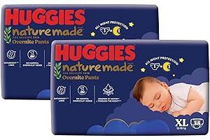 Huggies Naturemade Overnite Pants XL, 38 count (Pack of 2)