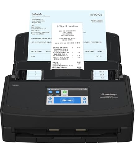 Amazon | ScanSnap iX1600 Premium Color Duplex Document Scanner for