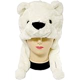 amaletPlay 着ぐるみ 帽子 動物 シリーズ 熊 ホワイト
