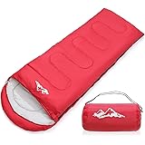 【Amazon限定ブランド】寝袋 シュラフ 封筒型 保温 軽量 210T防水 コンパクト アウトドア キャンプ 登山 車中泊 防災用 丸洗い可能 収納袋付き 春 夏 秋 スリーピングバッグ Home Cocci 1.0kg