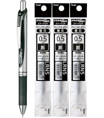 Amazon | ぺんてる 業務用20セット ボールペン エナージェル (0.5mm/赤