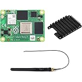 Waveshare Pi Compute Module 4 Comes with an Official Raspberry Pi CM4108032 (with Wireless, 8GB RAM, 32GB eMMC Flash), an Ant