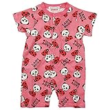 《初夏盛夏対応》 GARACH(ギャラッチ) 天竺総柄半袖ロンパス 60cm/Pk NO.AH-1724303