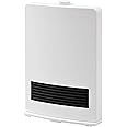 [山善] セラミックファンヒーター セラミックヒーター 1200W 小型 速暖 出力2段階切替 転倒オフスイッチ 足元 トイレ 脱衣所 ホワイト DF-J121(W)