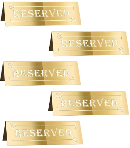 Amazon | Umora 予約席プレート 予約 席 御予約席 Reserved 両面