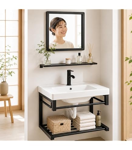 Amazon | 化粧棚 ステンレス [R9106] リラインス RELIANCE le bain