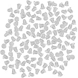 CCINEE ピアス キャッチ シリコン 落ちない 120PCS アクセサリー パーツ (120)