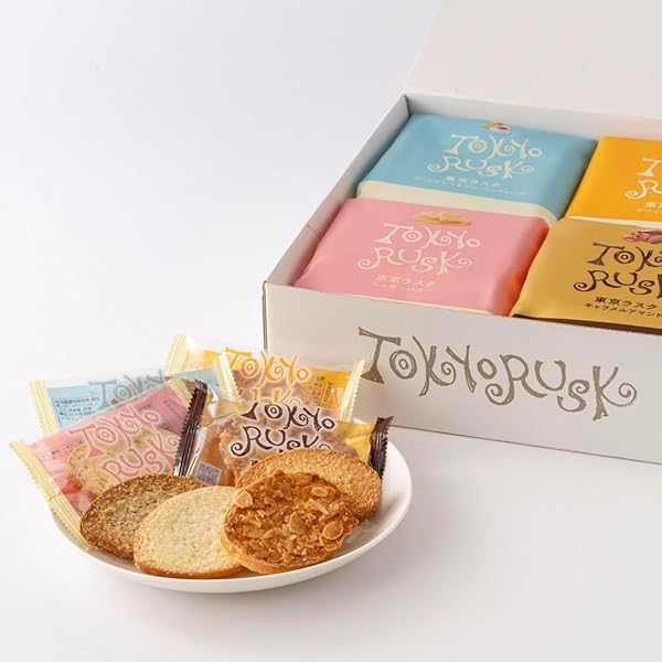 Amazon.co.jp: 【メッセージカード付き】東京ラスク アソート 4
