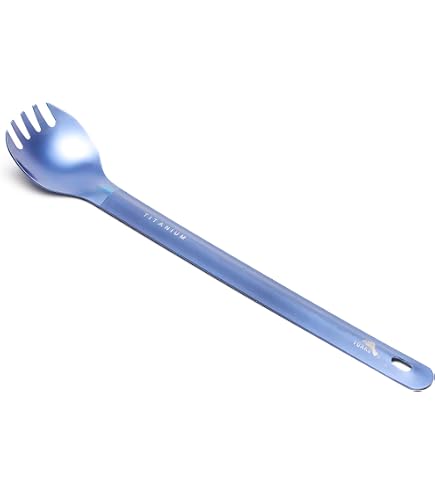 Lue × ULTRA HEAVY SPORK TOAKS Titanium Ultralight Spork : Amazon.sg: Sporting Goods